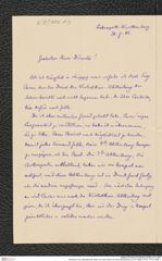 Nachlass Franz Steindachner, Brief von Anton Dohrn an Franz Steindachner (21.07.1882), Inv.Nr. 112.03, Seite 1